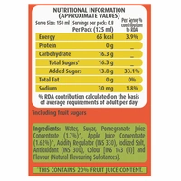 Real Fruit Power Pomegranate Drink 125 ml