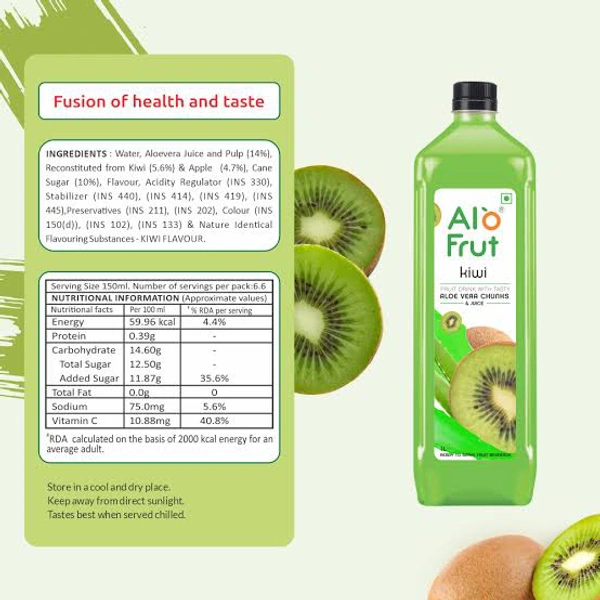 AloFrut Kiwi Aloe Vera Drink 1.1 L