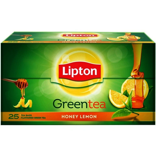 Lipton Lemon Honey Green Tea Bags Sachet, 25 N