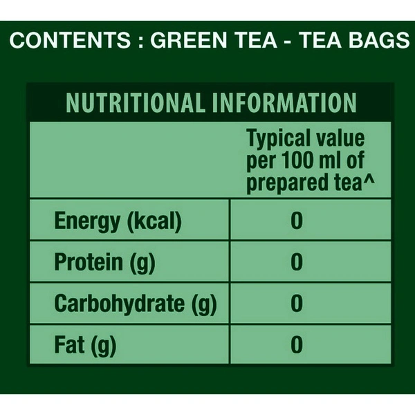 Lipton Pure & Light Green Tea Bags 25 N