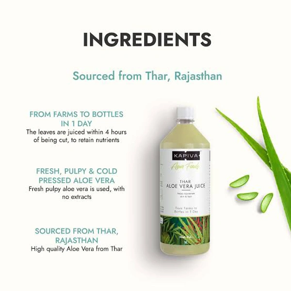 Kapiva Thar Aloe Vera Juice 1 L