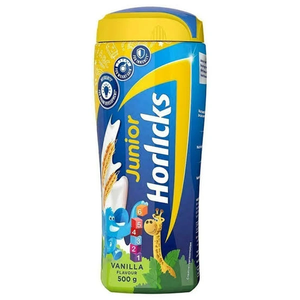 Horlicks Junior Vanilla, Jar 500 g