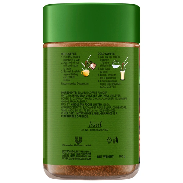 Bru Instant Coffee Jar 100 g