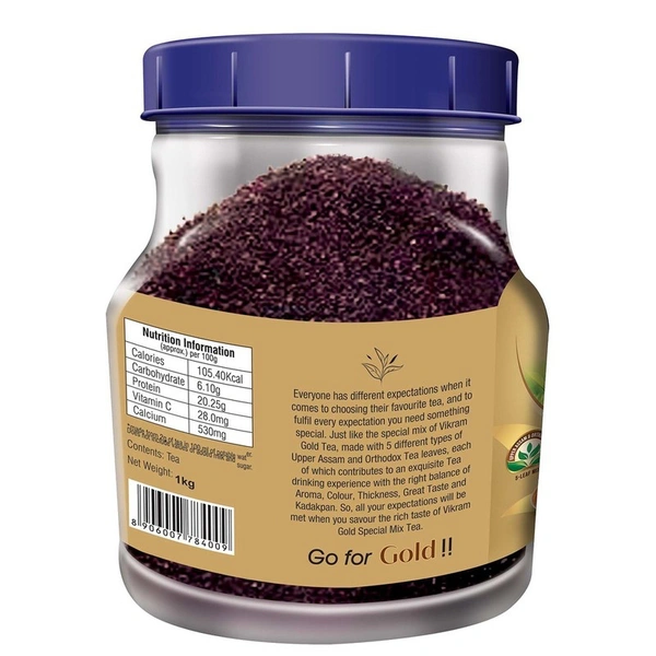 Vikram Gold Special Mix Tea Jar 1 kg