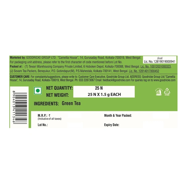 Symphony Tea Pure Natural 25 N (1.5 g Each)