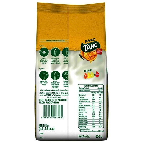 Tang Mango Instant Drink Mix 500 g