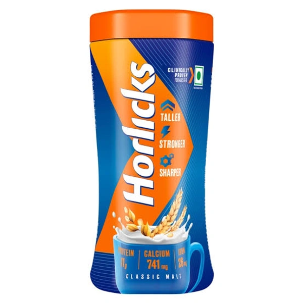 Horlicks Drink Standard Classic Malt Jar, 500 g