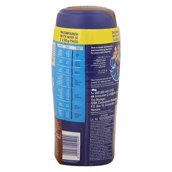 Horlicks Drink Chocolate Jar 1 kg