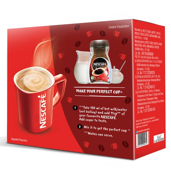 Nescafe Classic Instant Coffee Powder 180 g Jar