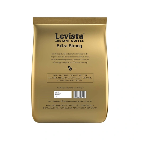 Levista Instant Extra Strong Coffee 1 kg