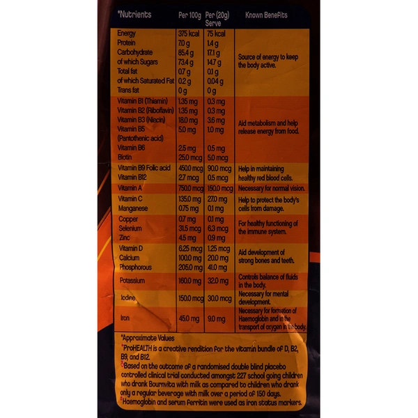 Cadbury Bournvita 5 Star Magic Chocolate Drink Refill, 500 g