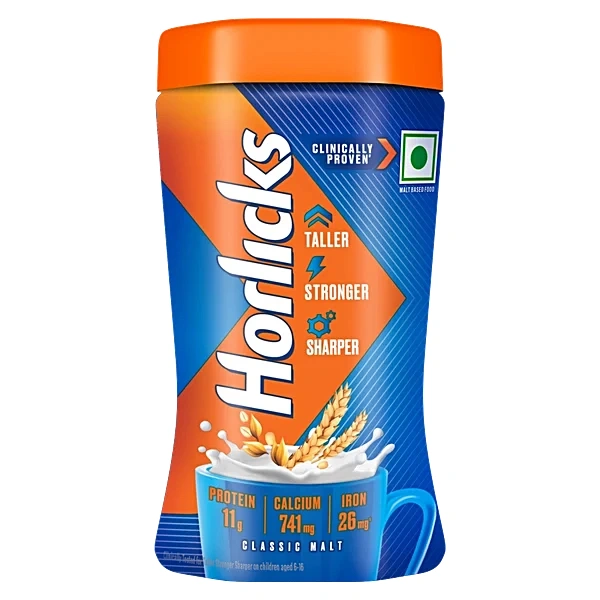 Horlicks Drink Standard Classic Malt, Jar 1 kg