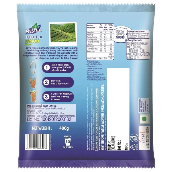 Nestea Iced Tea Lemon Flavour 400 g