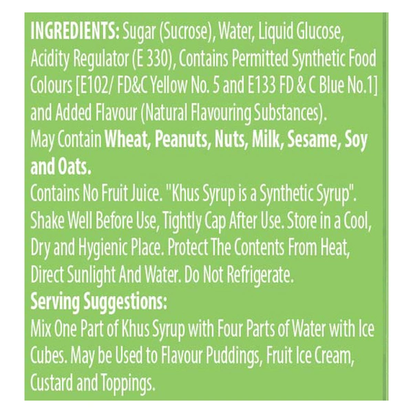 Bikano Khus Synthetic Popy Seeds Syrup 1 Kg