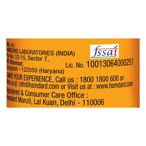 Hamdard Orange Squash Drink 750 ml