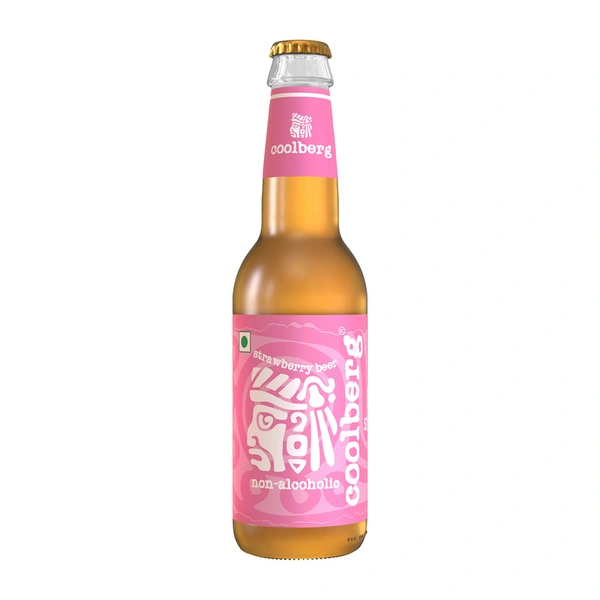 Coolberg Non Alcoholic Strawberry Drink, 330 ml