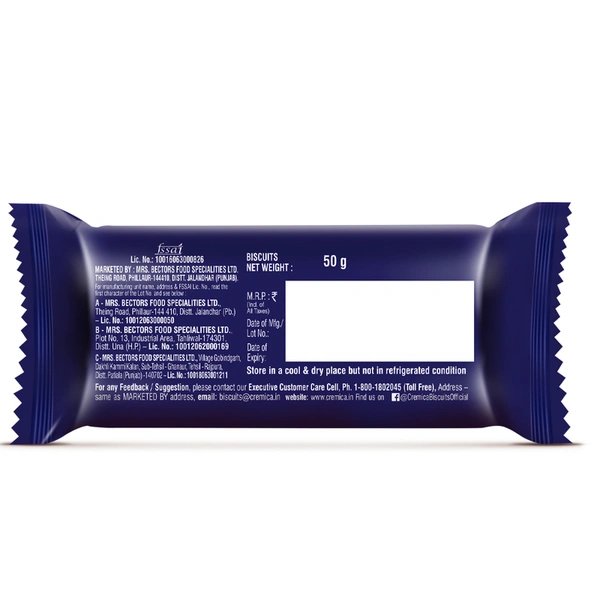 Cremica Melto Vanilla Creme Biscuit 50 g