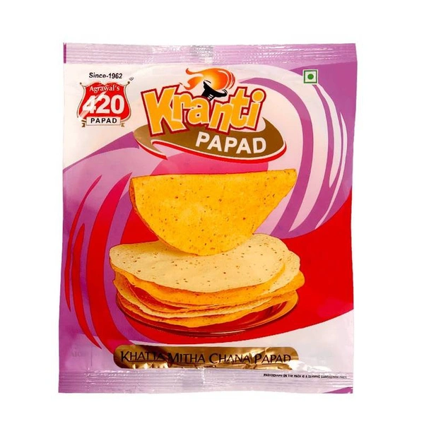 Kranti Agarwal 420 Papad Chana, 400 g