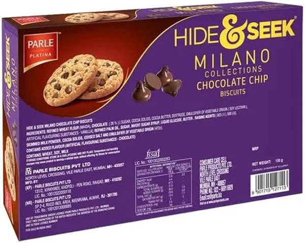 Hide And Seek Milano Choco Chip Biscuits 150g