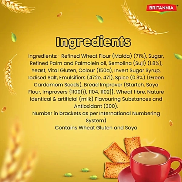 Britannia Toastea Elaichi Rusk 400 G