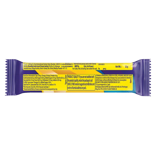 Cadbury 5 Star Oreo Chocolate Bar 22 g