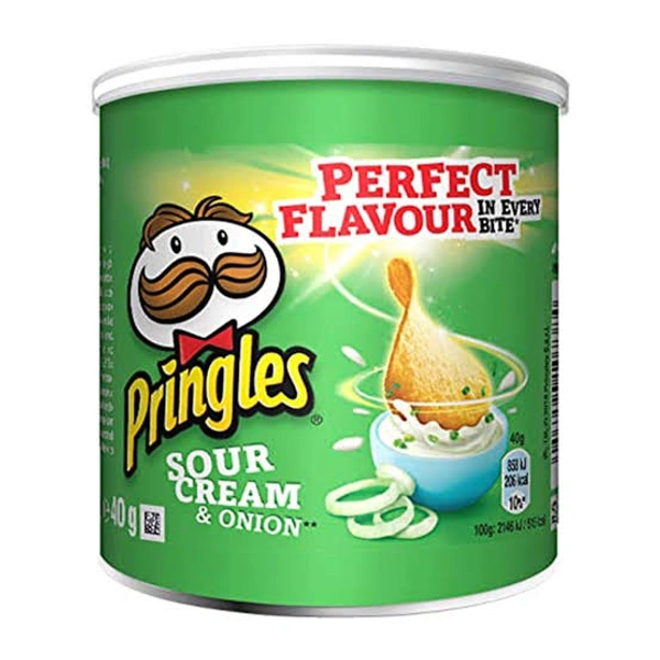 Pringles Sour Cream N Onion Chips 40 g