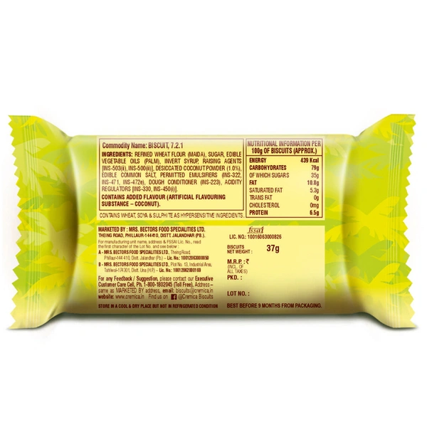 Cremica Coconut Crunchies 37 g