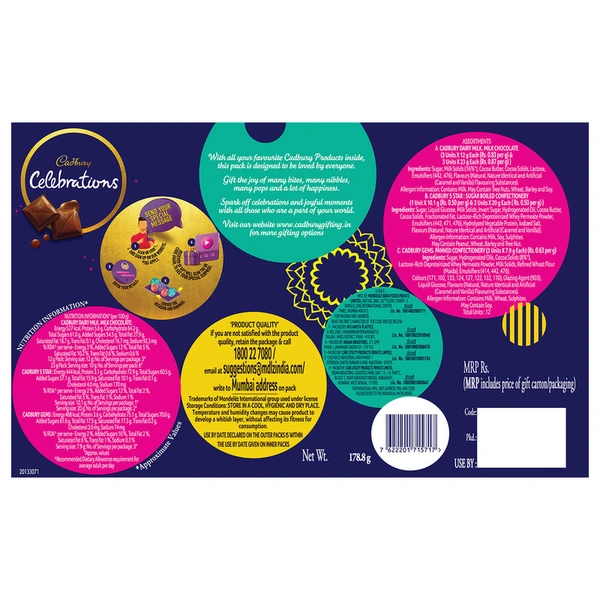 Cadbury Celebration Gift Pack 178.8 g