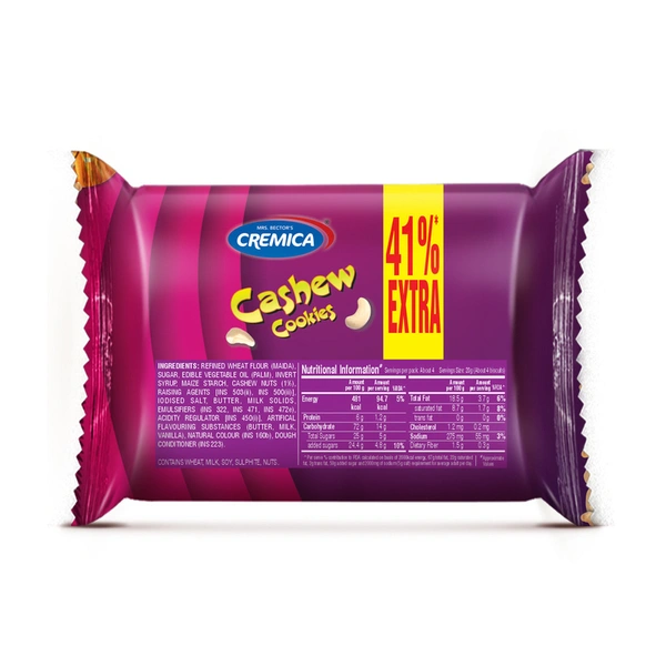 Cremica Cashew Cookies 71 g