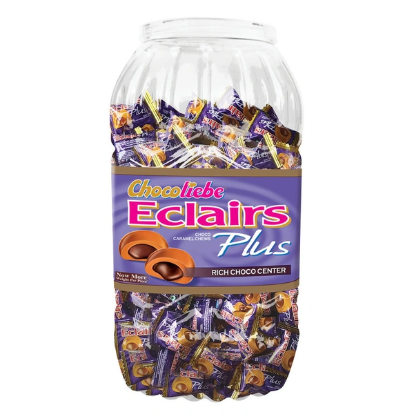 Alpenliebe Chocoliebe Eclairs Plus Jar 202 N ( 3.4 g Each)