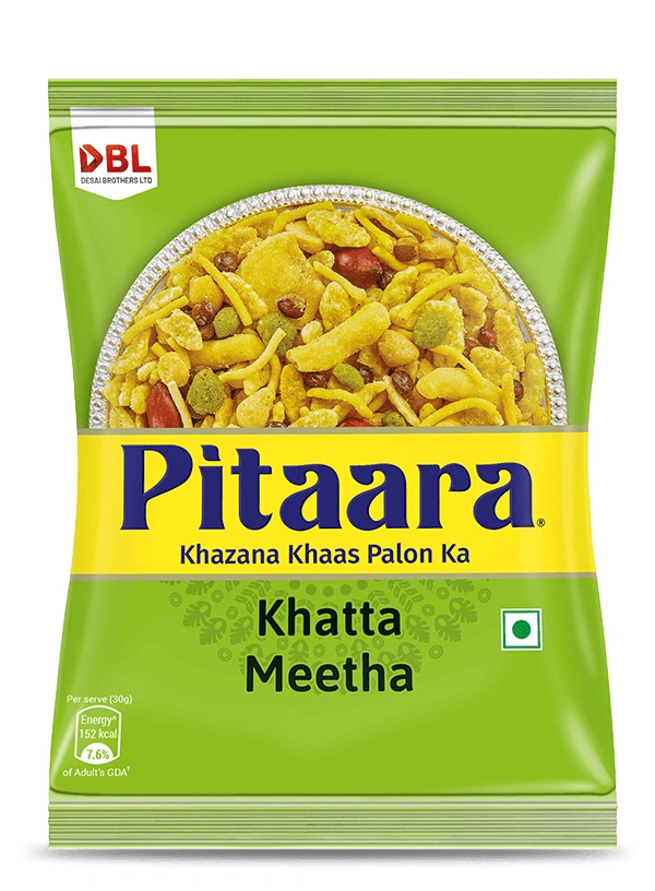 Pitaara Khatta Meetha Namkeen 900 g