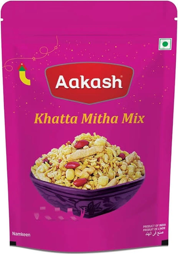 Aakash Namkeen Khatta Mitha Mix, 350 g