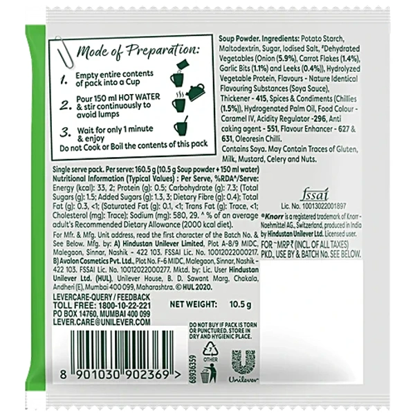 Knorr Hot N Sour Veg Soup 10.5 g