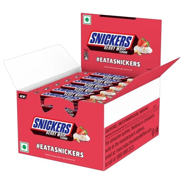 Snickers Berry Whip Flavour Chocolate Bar 528 g