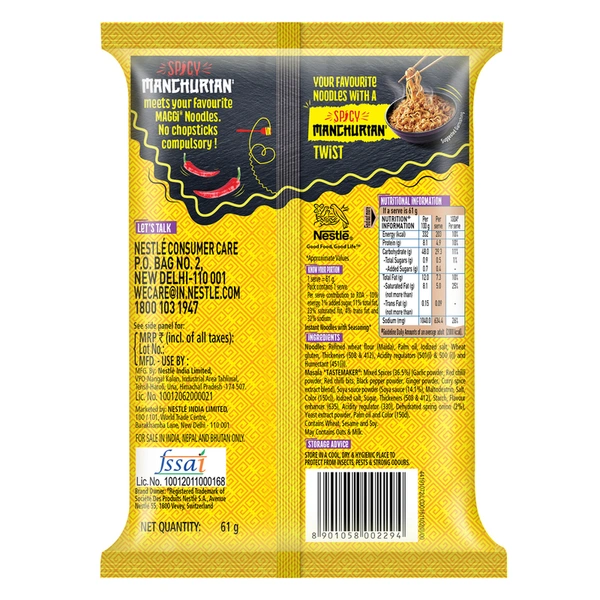 Maggi 2min Spicy Manchurian 61 g