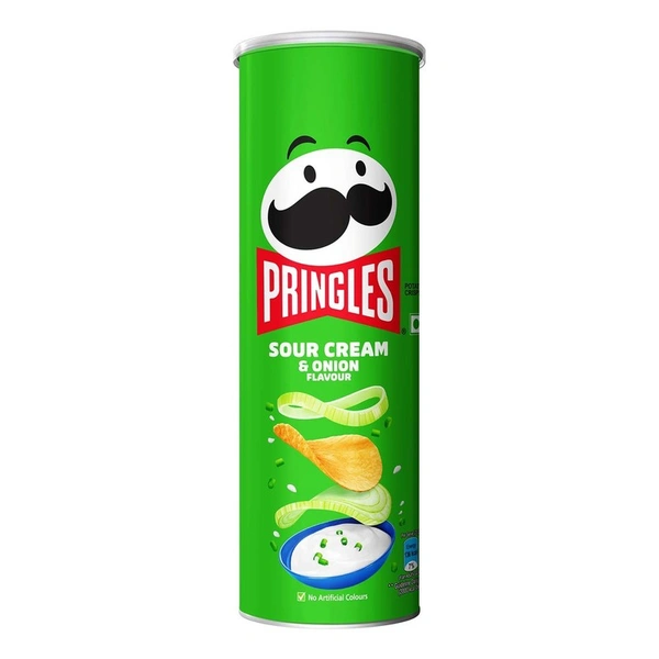 Pringles Sour Cream N Onion Chips 107 g