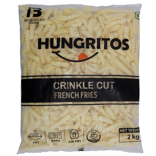 Hungritos Crinkle Cut Frozen French Fries 2 kg