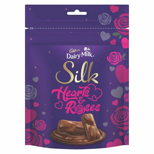 Cadbury Dairy Milk Silk Hearts & Roses Chocolate 162 g