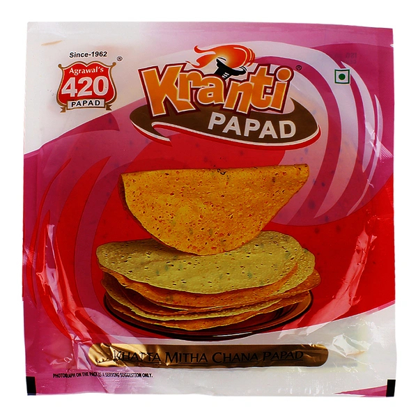 Kranti Agarwal 420 Papad Chana, 200 g