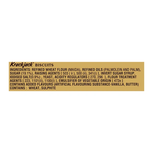 Parle Krackjack Sweet & Salty Biscuits 56.7 g + 6.3 g