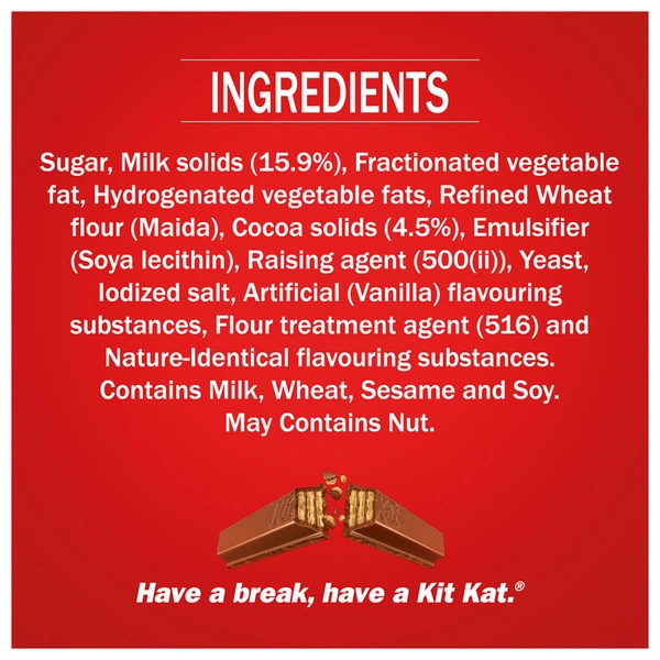 KitKat Nestle KitKat Chocolate 123.2 g