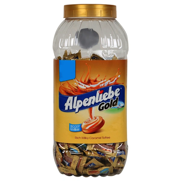 Alpenliebe Gold Caramel Candy Jar, 200 N (Rs. 1 Each)