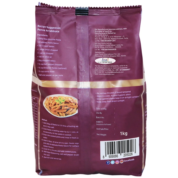 Keya Penne Rigate Pasta 1 kg