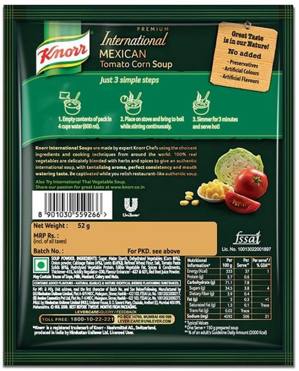 Knorr Mexican Tomato Corn Soup 52 g