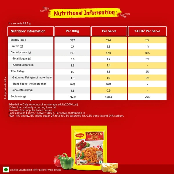 Maggi Pasta Tomato, 64 g