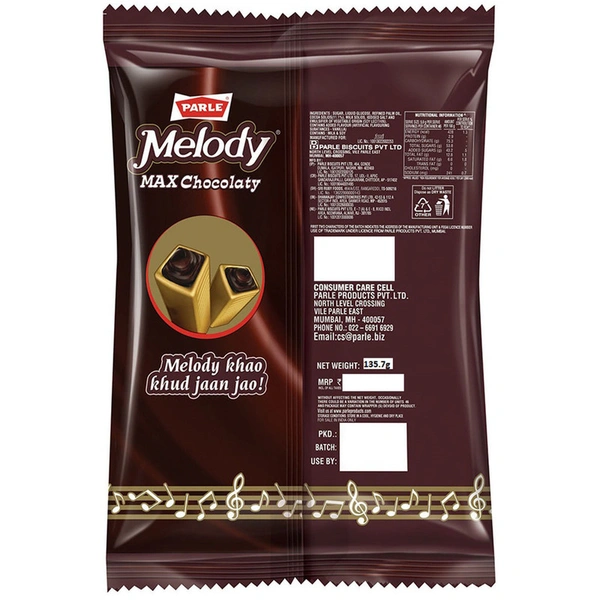 Parle Melody Max Chocolaty 135.7 g