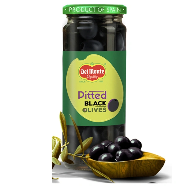Delmonte Pitted Black Olive 450 G