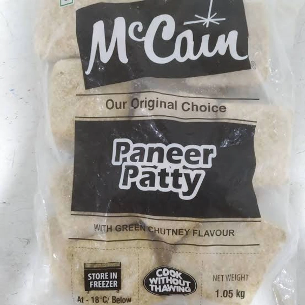 McCain Paneer Patty 1.05kg