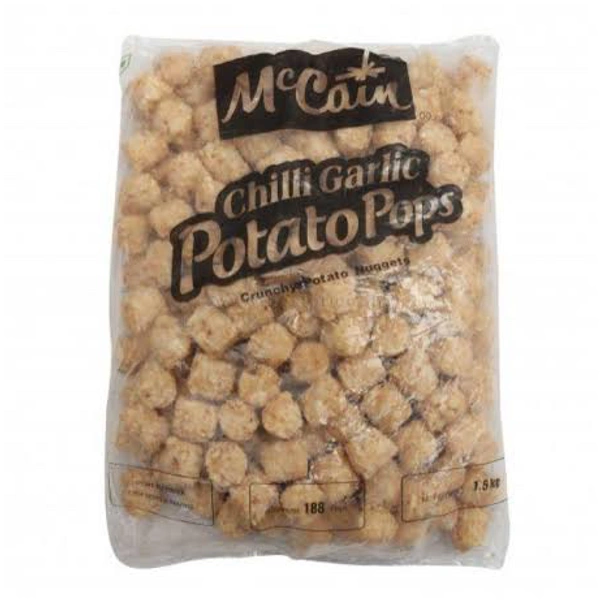 McCain Chilli Garlic Potato Pops 1.5 kg
