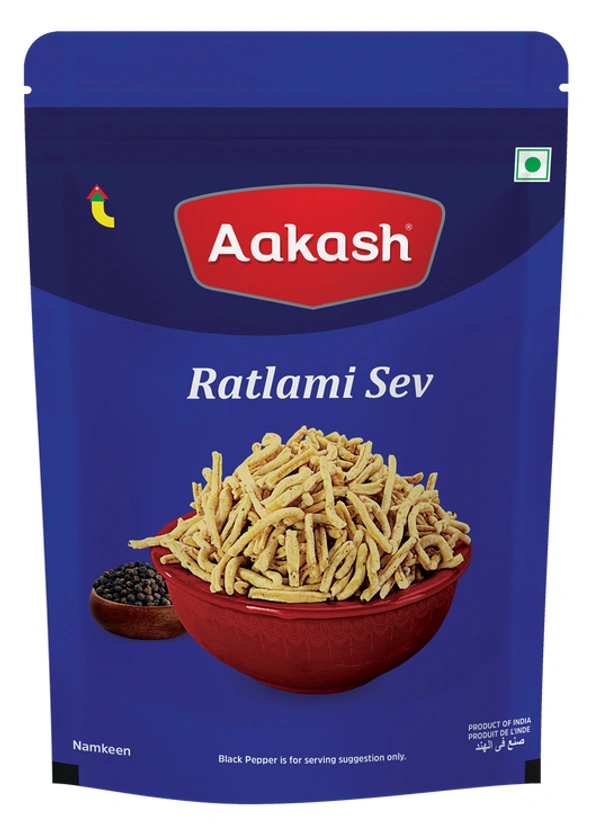 Aakash Namkeen Ratlami Sev, 900 g